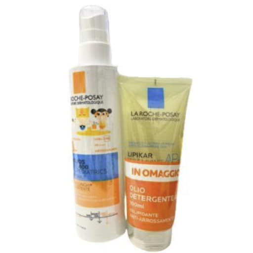 La Roche-Posay Uvmune Spf50+ Spray Solare Bambino 200ml + Lipikar Olio 100ml