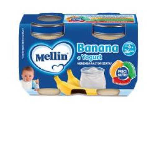 MELLIN MER YOGURT BANAN 2X120G