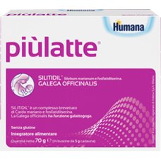 Humana Piùlatte Plus integratore alimentare 14 bustine