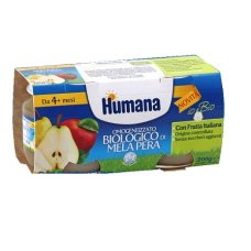 OMO HUMANA Mela-Pera 2x100g