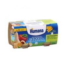 OMO HUMANA Mela-Banana  2x100g