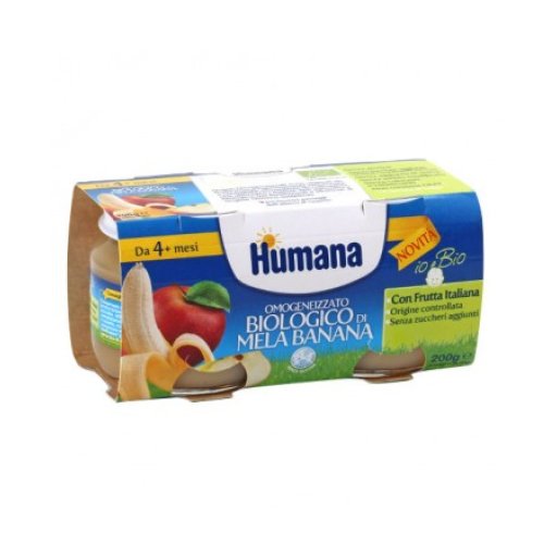 OMO HUMANA Mela-Banana  2x100g