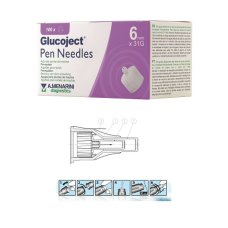 GLUCOJECT Pen Needles 31g 6mm