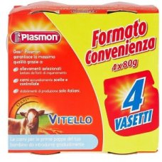 PLASMON OMOG VITELLO 4X80G