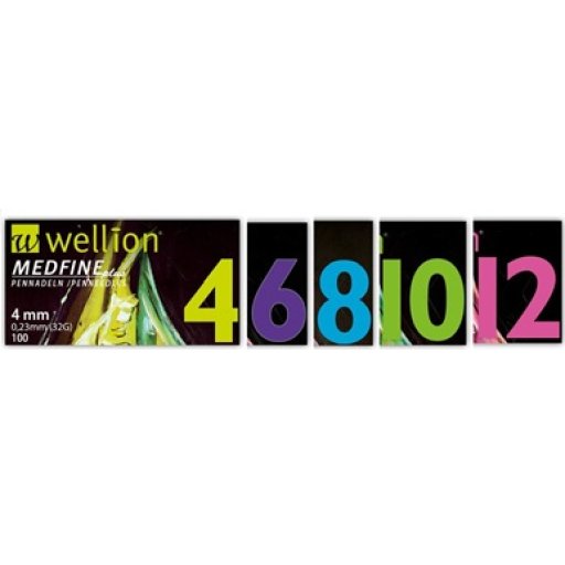 WELLION MEDFINE  6 31G 100pz