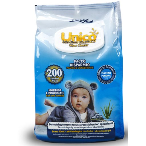 UNICO Salv.Umid.Pop Up 200pz