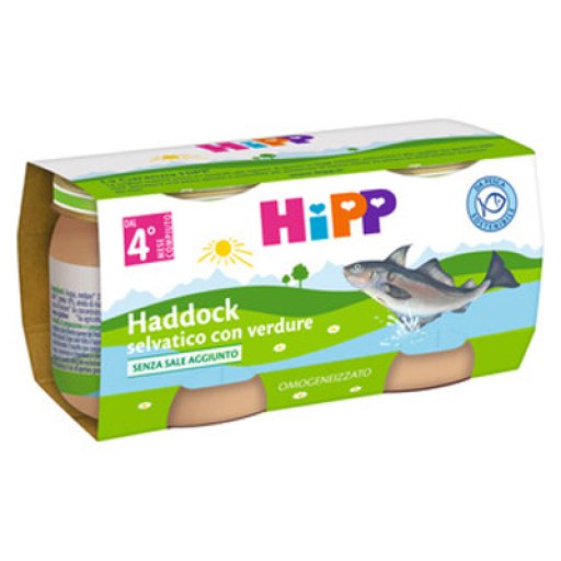 HIPP OMOG HADDOCK VERD 2X80G