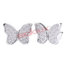 BJT979 BUTTERFLY CRYSTALS 10MM