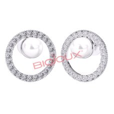 BJT985 ORECCHINI PEARL CRYSTAL