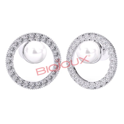 BJT985 ORECCHINI PEARL CRYSTAL