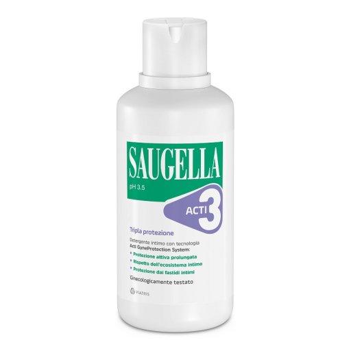 Saugella Acti3 Tripla Protezione Detergente Intimo 500ml