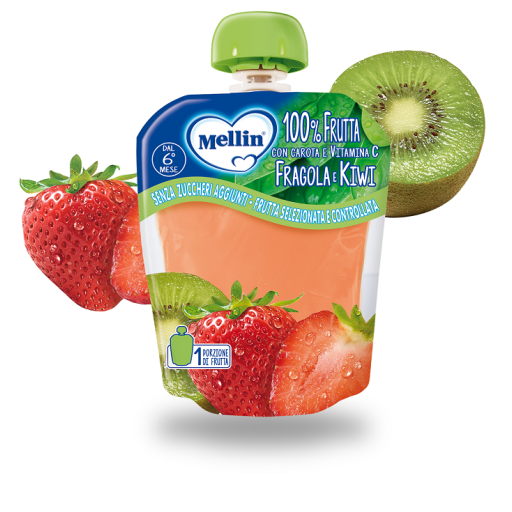 MELLIN POUCH FRAGOLA KIWI 90G