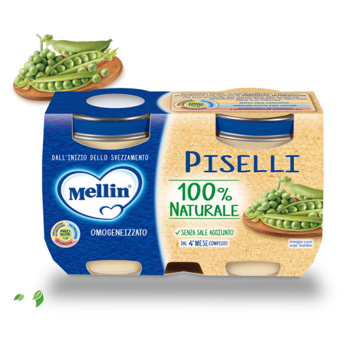 OMO MELLIN Piselli 2x125g